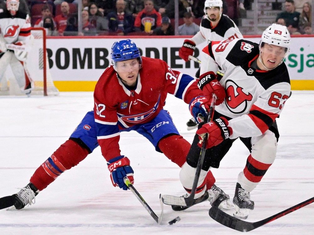 Canadiens drop 6th straight as Devils score early, hold on to