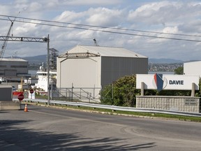 Industrial buildings seen from outside