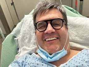 Former Montreal mayor Denis Coderre posted a photo on Facebook of himself in the Jewish General Hospital and reported that he recently suffered a stroke.