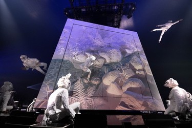 A scene from the avant-première of the new Cirque du Soleil show, Echo, in Montreal, on Wednesday, April 26, 2023.