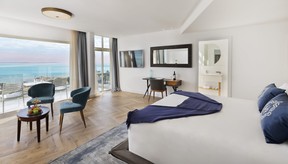The striking new Hod Dead Sea Hotel, part of Israel’s Herbert Samuel chain, is a deluxe wellness escape on the shore of the Dead Sea.