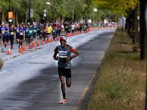 An elite runner had a section of the road to himself during the Montreal Marathon in 2022. There’s no shortage of training plans designed to help you build up to marathon distance.