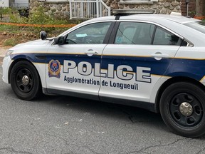 A Longueuil police vehicle