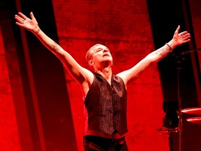 Dave Gahan of Depeche Mode performs during the Memento Mori World Tour opener in Sacramento, Calif., on March 23, 2023. The tour includes two Montreal stops at the Bell Centre, on April 12 and Nov. 3.