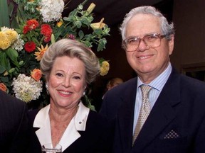 Sheila and Marvyn Kussner at the Hope and Cope ball in 2001.