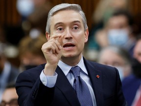 “The initiatives announced today will lead to breakthrough discoveries that will improve people's lives, nourish our innovation ecosystems and shape Canada's prosperity for years to come,” says François-Philippe Champagne, seen in an April 2022 file photo.