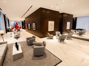 Le Cartier's lobby. SUPPLIED.