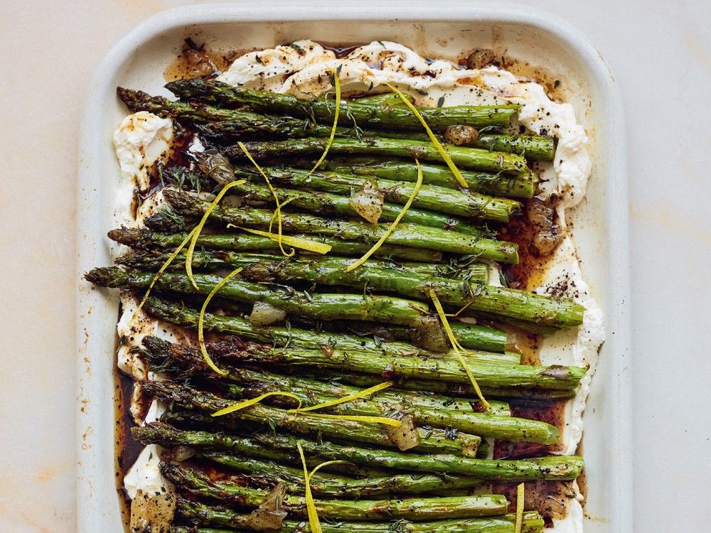 Six O’Clock Solution: Asparagus with labneh