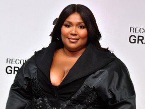 Lizzo is seen at The Grammy Museum on Dec. 14, 2022 in Los Angeles, Calif.