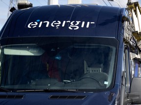 An Energir service truck. Any possible strike by office employees would require maintaining essential services.