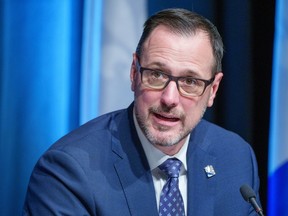 Quebec French Language Minister Jean-François Roberge.