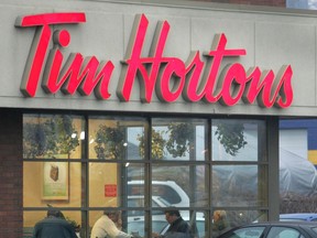 A Tim Hortons storefront