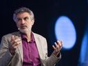 Yoshua Bengio, founder and scientific director, Mila-Quebec AI Institute, discusses artificial intelligence, democracy and the future of civilization at the C2MTL conference on Wednesday May 24, 2023 in Montreal.