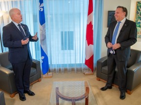 In September 2020, Erin O’Toole went to Quebec City and told Premier François Legault that the federal Conservatives now supported giving Quebec jurisdiction over language in the federally regulated private sector. That put the Liberals in a bind, writes David Johnston, the former regional representative of the federal Commissioner of Official Languages in Quebec.