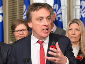 Quebec Liberal interim Leader Marc Tanguay.
