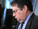 Quebec Education Minister Bernard Drainville in April. Quebec teachers, among the lowest paid in the country, have been offered an increase of about nine per cent over five years.
