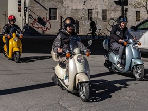 It's wheels up for people getting around Montreal by scooter this May.