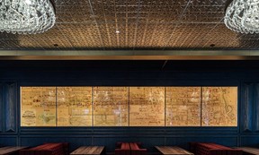 INSIDE MOISHES IN ITS NEW LOCATION
