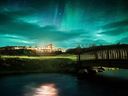 Hôtel Húsafell, a sustainable getaway outside Reykjavik, is bathed in the magical light of the aurora borealis, the Northern Lights phenomenon that peaks from October to April.