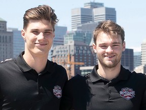 Juraj Slafkovsky and Shane Wright in Montreal