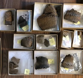 Indigenous pottery found in digs on Peel St in Montreal