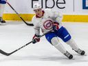 Montreal Canadiens prospect Filip Mesar at the Canadiens Development Camp at the Bell Sports Complexe in Brossard on Monday July 3, 2023.