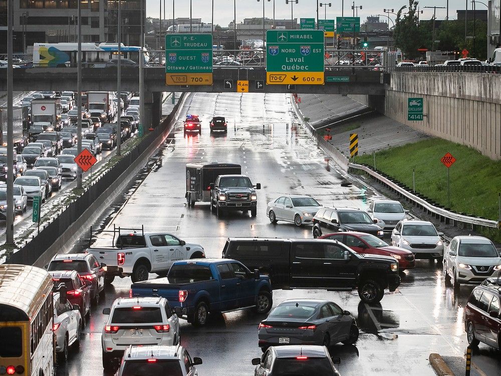 Photos Thunderstorm in Montreal, July 13, 2023 Montreal Gazette