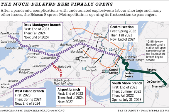 The REM: What you need to know about the new era in Montreal transit ...