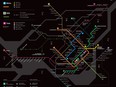 Authorities have completely revamped Montreal's transit map.