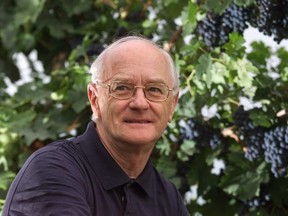 Wine columnist Malcolm Anderson at Jackson-Triggs vineyards in Niagara-on the-Lake