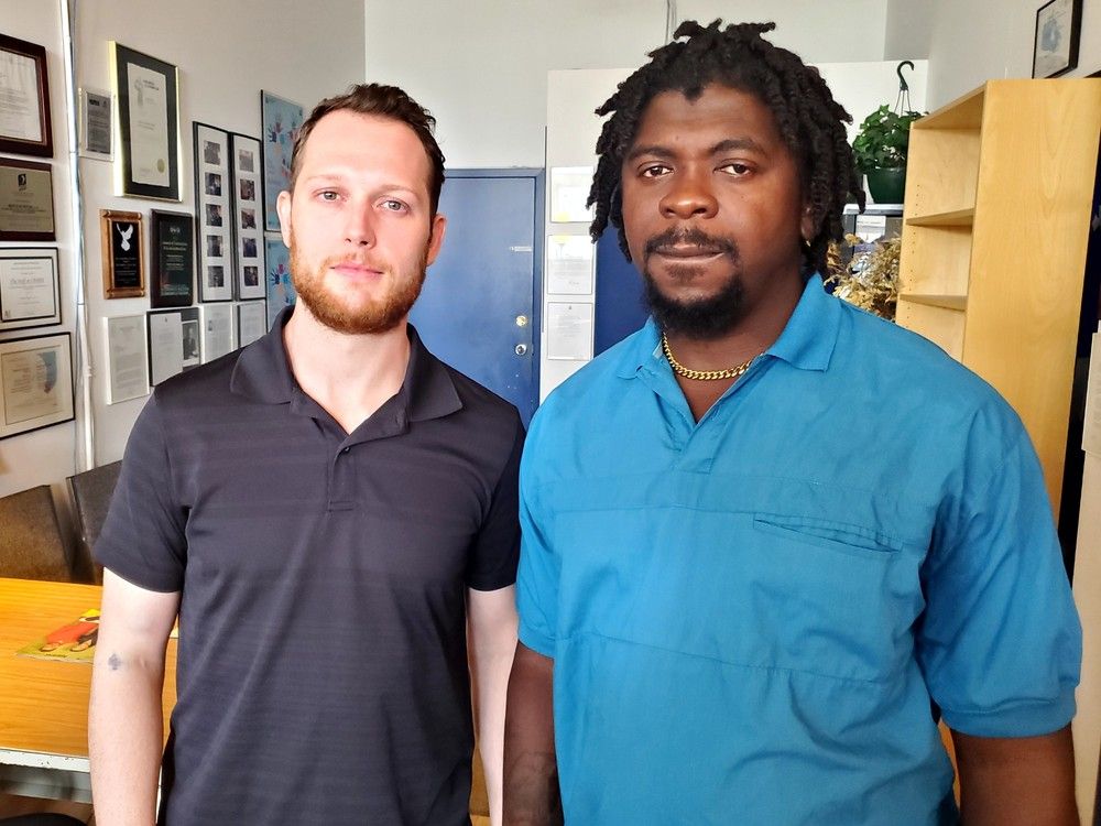 Wade Paul, left, and Amaechi Okafor have filed complaints against the Montreal police that include 