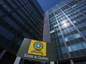 Surete du Quebec headquarters is seen in Montreal, Monday, May 29, 2023.