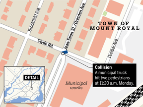 Map showing location of collision at Jean-Talon St. and Clyde Rd.