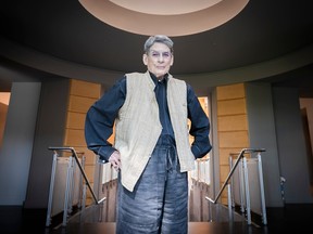 Phyllis Lambert stands in the Shaugnessy building she saved from demolition, now the Canadian Centre for Architecture.