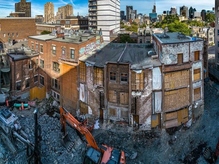 McGill guts row houses on Pine Ave., exposing holes in heritage protection