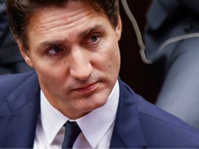 A closeup photo of Justin Trudeau.