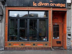 The exterior of Le Divan Orange bar on St-Laurent Blvd. in Montreal is pictured in March 2012.