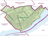 A map of Jean-Talon riding, which covers part of the Quebec City area