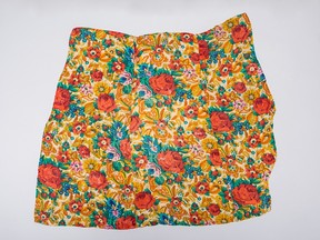 She saw a young Roma woman in line wearing this scarf, one of the first beautiful things she saw after the war, and asked her to trade it for a ration of bread.