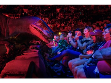 Show photo of the Jurassic World Live Tour that be at the Bell Centre Sept. 8-10, 2023.