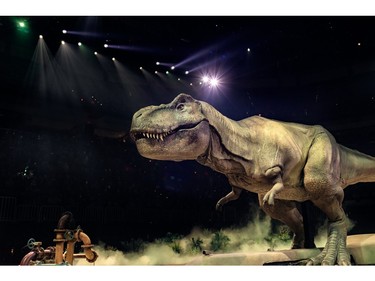 Show photo of the Jurassic World Live Tour that be at the Bell Centre on Sept. 8-10.