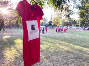 A vigil for missing and murdered Indigenous women and girls held at City Park in Kingston on Wednesday, but a similar vigil scheduled for Parliament Hill in Ottawa was cancelled due to fear that convoy protesters would join in. Vigils were held across Canada onthe Sisters in Spirit National Day of Action.