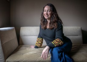 The Segal Centre artistic director Lisa Rubin in her office in Montreal on Monday October 16, 2023.