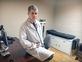 Dr. Steven Grover pictured in his office in Old Montreal.