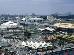 A view of the 1967 Expo fairgrounds in Montreal. Between April 28 and Oct. 29 of that year, almost 55 million people attended Expo.