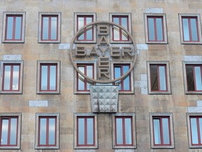 Exterior of an office building at Bayer AG, the maker of Aspirin, in Leverkusen, Germany.