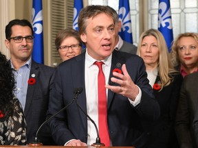 Quebec Liberal interim leader Marc Tanguay.