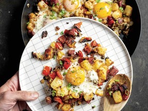 Pastrami Hash With Baked Eggs, from Basics With Babish by Andrew Rea.