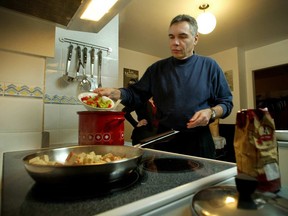 Joe Schwarcz cooks up his Hungardian goulash using tofu in this file photo.