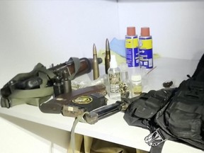 a bulletproof vest with a Hamas insignia